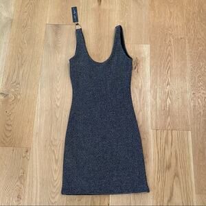 Lali + Layla Tank Bodycon Mini Dress in Dark Gray